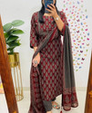 ARP fashion Printed Kurta Dhoti Pant 