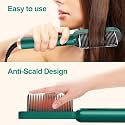 arpk 3-in-1 Ceramic Hair Straightening Brush for Women | Ionic Anti-Frizz Electric Straightener Comb | 5 Heat Settings | 30 Sec Fast Heating | Anti-Scald Hair Styler for Smooth, Silky & Frizz-Free Hair
