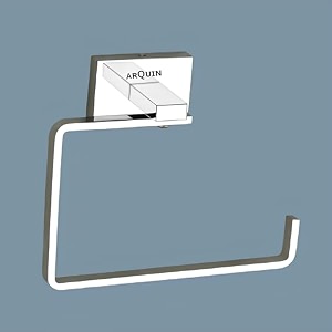 arquin 304 grade stainless steel towel ringhand towel holdertowel hanger for bathroomnapkin holder for wash basinbathroom accessories - chrome