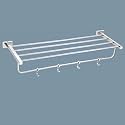 ARQUIN Bathroom Towel Stand, Towel Holder 304 Grade Stainless Steel Towel Rack/Towel Rack/Bathroom Accessories Set, Cloth Towel Rod Organiser (Chrome Vita)