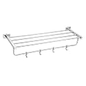 ARQUIN Bathroom Towel Stand, Towel Holder 304 Grade Stainless Steel Towel Rack/Towel Rack/Bathroom Accessories Set, Cloth Towel Rod Organiser (Chrome)