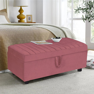 arra solid wood standard ottoman