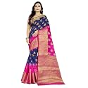 arriva fab Silk with Blouse Piece Saree