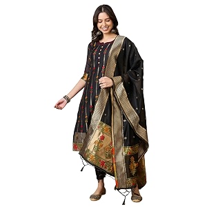 arriva fab Womens Embroidery Kurta Set With