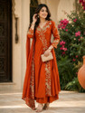 Arriva Fab Women Pure Silk Kurta Palazzo