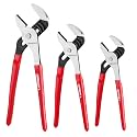 ARROW 3-Piece Groove Joint Pliers Set for Plumbing Repair, Home Maintenance