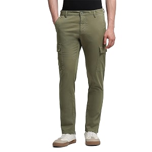 Arrow Casual Solid Slim Fit Trouser