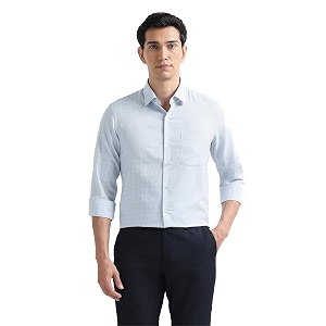 Arrow Checked Slim Fit Mens Formal Shirt