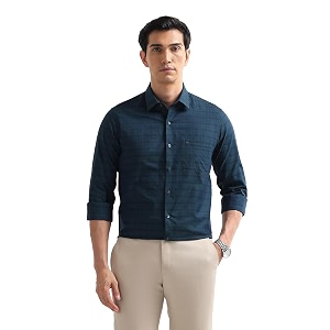 Arrow Checked Slim Fit Mens Formal Shirt