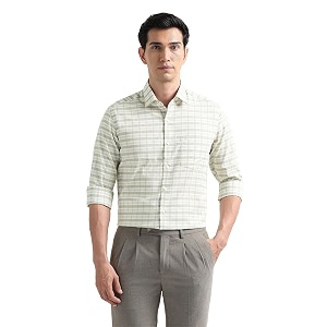 Arrow Checked Slim Fit Mens Formal Shirt