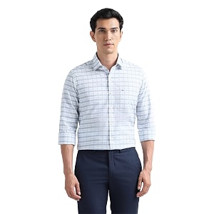 Arrow Checked Slim Fit Mens Formal Shirt