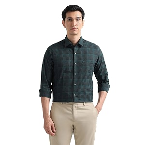 Arrow Checked Slim Fit Mens Formal Shirt