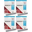 Arrow Fastener 508 Genuine T50 1/2-Inch Staples, 4 Pack