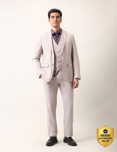 ARROW Men 3-piece Self Design Suit