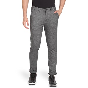 Arrow Mens Autoflex Knitted Skinny Fit Trousers