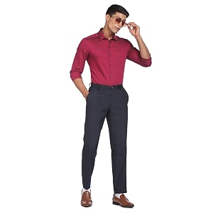 Arrow Mens Cotton Solid Slim Fit Shirts