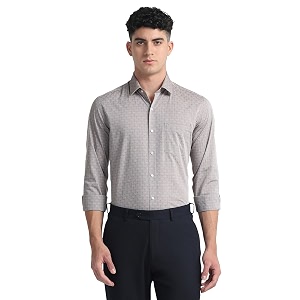 Arrow Mens Cotton Structu Slim Fit Shirt