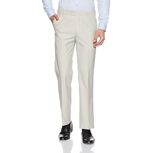 Arrow Mens Pleat-Front Formal Trousers