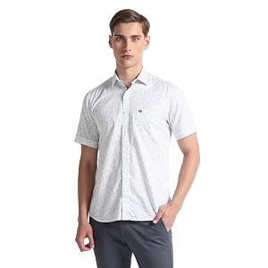 Arrow Mens Solid Regular Fit Shirt
