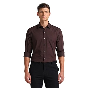 Arrow Mens Solid Slim Fit Shirt