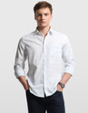 ARROW Men Checkered Casual Blue Shirt