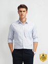 ARROW Men Checkered Formal Blue Shirt