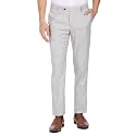 Arrow Men Men Grey Hudson Tailored Oxford Weave Formal Trousers