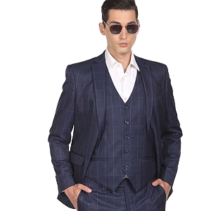 Arrow Men Regular Fit Formal Suit Business