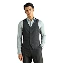 Arrow Men Regular fit Polyester Heathered Waistcoat