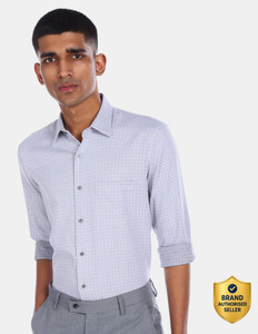 ARROW Men Regular Fit Printed Spread Collar