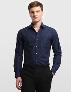 ARROW Men Slim Fit Checkered Spread Collar