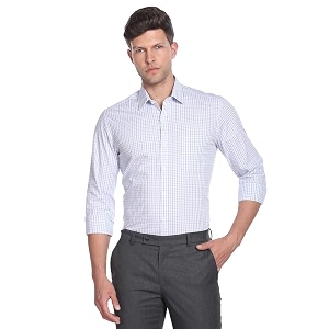 Arrow Men Slim fit Cotton Checked Long