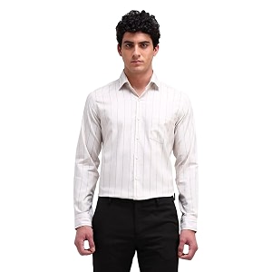 Arrow Men Slim fit Cotton Striped Long