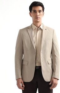 ARROW Men Solid Single Breasted Formal Blazer
