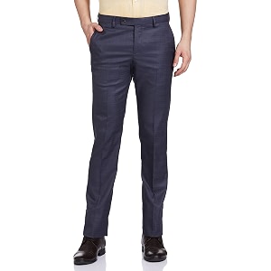 Arrow Men Mid Rise Tailored Pants