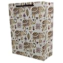 Arrow Paper Products Elephant Design Gift Bags for Gifting, Weddings, Birthday, Holiday Presents (17.78 x 7.62 x 22.86 cm) Pack of 10