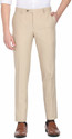 ARROW Regular Fit Men Beige Trousers