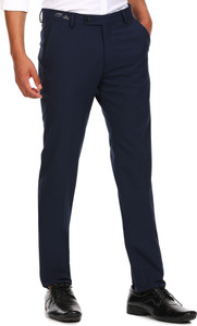 ARROW Regular Fit Men Blue Trousers