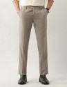 ARROW Regular Fit Men Brown Trousers