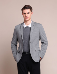ARROW Self Design Single Breasted Casual Men