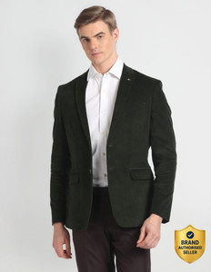 ARROW Self Design Single Breasted Festive
