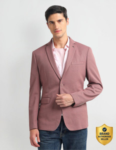 ARROW Solid Single Breasted Formal Men Blazer