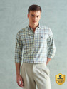 Arrow Sport Men Checkered Casual Blue Shirt