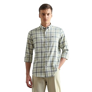 Arrow Sport Men Slim fit Cotton Checked