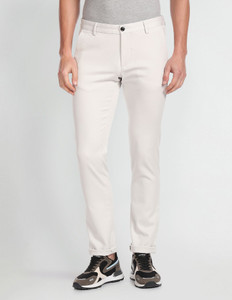 Arrow Sport Men Slim Fit White Cotton