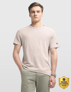 Arrow Sport Self Design Men Crew Neck