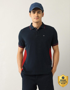 Arrow Sport Solid Colorblock Men Polo Neck