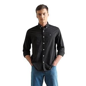 Arrow Sport Solid Slim Fit Cotton Shirt