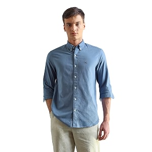 Arrow Sport Solid Slim Fit Cotton Shirt