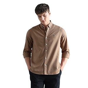 Arrow Sport Solid Slim Fit Cotton Shirt